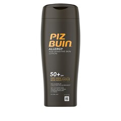 Солнцезащитный лосьон для чувствительной кожи Piz Buin Allergy Lotion SPF 50 200 мл цена и информация | Кремы от загара | pigu.lt