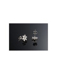 Маленькие серьги с цветочным мотивом и кристаллами Troli sTO1527 цена и информация | Серьги | pigu.lt