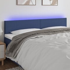 Galvūgalis su led, mėlynas, 160x5x78/88cm цена и информация | Кровати | pigu.lt