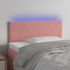 Galvūgalis su led, rožinis, 90x5x78/88cm цена и информация | Кровати | pigu.lt