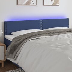 Galvūgalis su led, mėlynas, 160x5x78/88cm kaina ir informacija | Lovos | pigu.lt