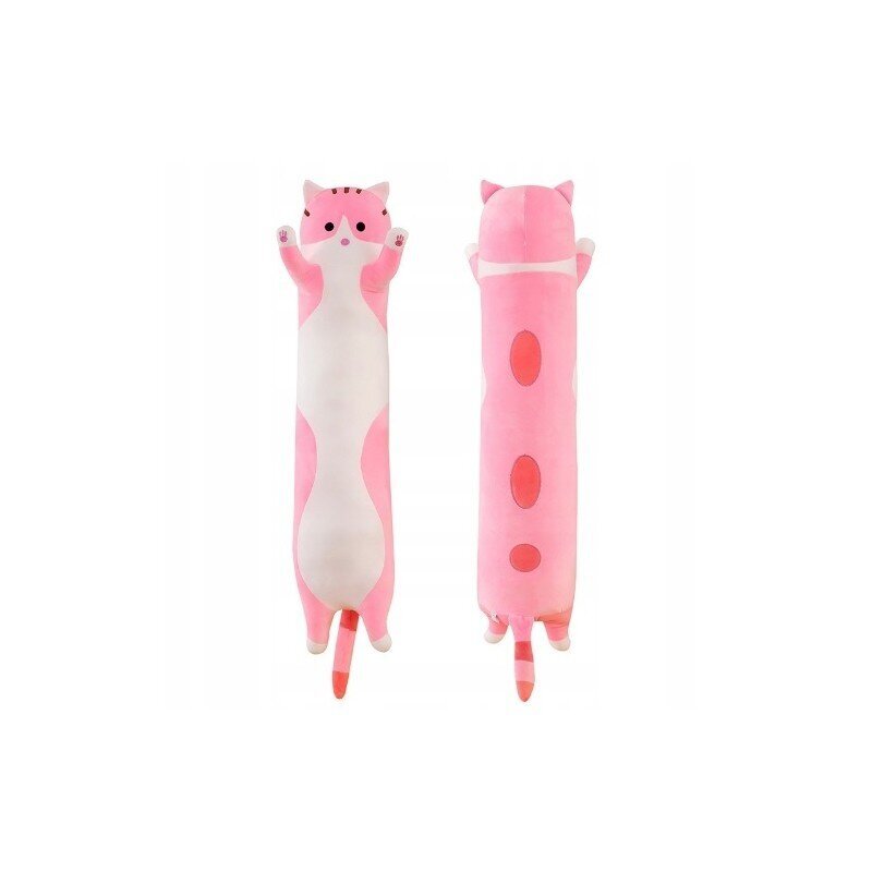 Pliušinis žaislas katė, rožinis, 50 cm. цена и информация | Minkšti (pliušiniai) žaislai | pigu.lt