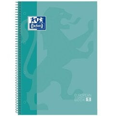 ноутбук Oxford European Book Ice Мята A4 5 штук цена и информация | Kanceliarinės prekės | pigu.lt