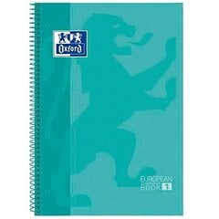 ноутбук Oxford European Book Зеленый A4 5 штук цена и информация | Канцелярские товары | pigu.lt