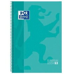 ноутбук Oxford European Book Зеленый A4 5 штук цена и информация | Канцелярские товары | pigu.lt