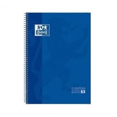 ноутбук Oxford European Book Тёмно Синий A4 5 штук цена и информация | Канцелярские товары | pigu.lt