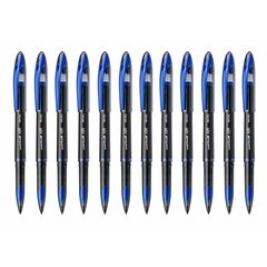Liquid ink ballpoint pen Uni-Ball Air Micro UBA-188-M Синий 12 штук цена и информация | Письменные принадлежности | pigu.lt