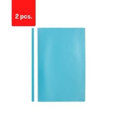 Папка для документов с клипсой ELLER А4, (в упаковке - 25 шт.), бирюзово-синяя, 2 шт. цена и информация | Канцелярские товары | pigu.lt