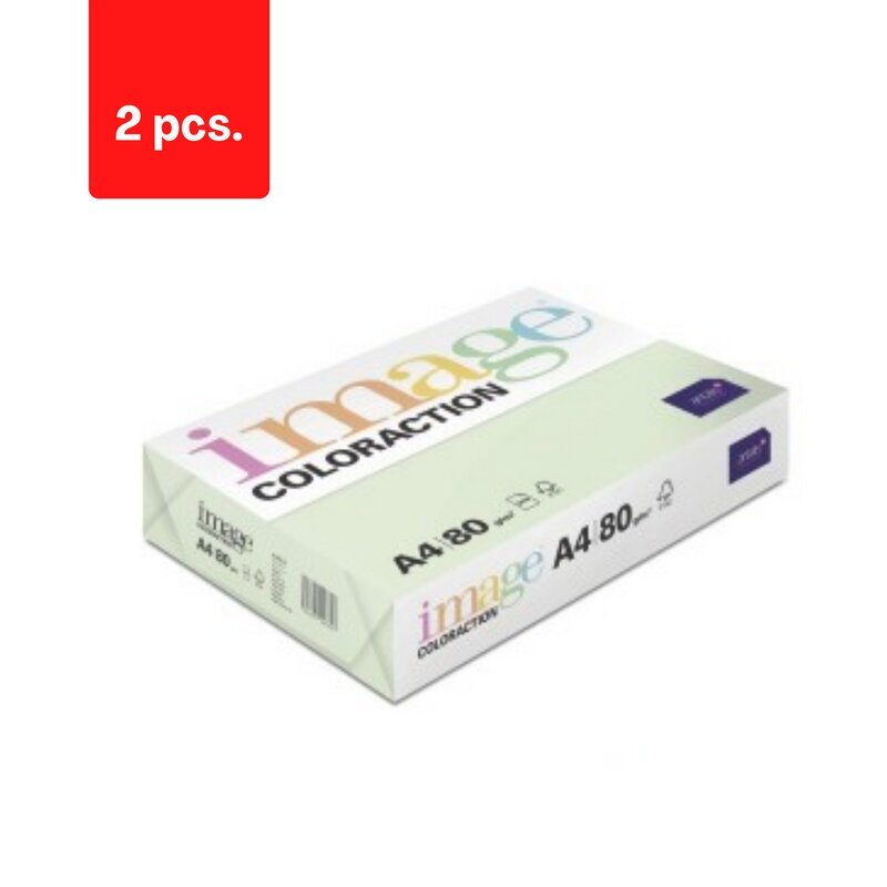 Spalvotas popierius Image Coloraction A4, 80g/ m, 500 lapų, 2 vnt. цена и информация | Kanceliarinės prekės | pigu.lt