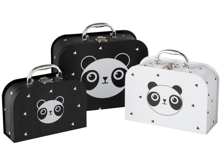 Lagaminų komplektas J-Line Panda цена и информация | Lagaminai, kelioniniai krepšiai | pigu.lt