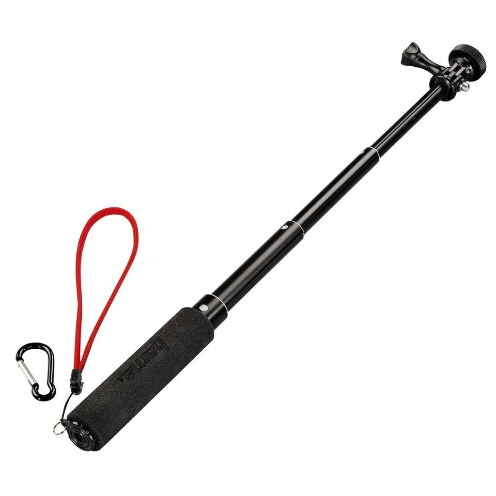 Asmenukių lazda („Selfie stick“) Hama Selfie 50 00004278, juoda цена и информация | Asmenukių lazdos (selfie sticks) | pigu.lt