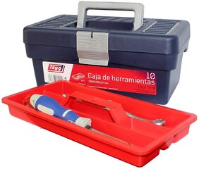 Įrankių dėžė Tayg 10, mėlyna. kaina ir informacija | Įrankių dėžės, laikikliai | pigu.lt
