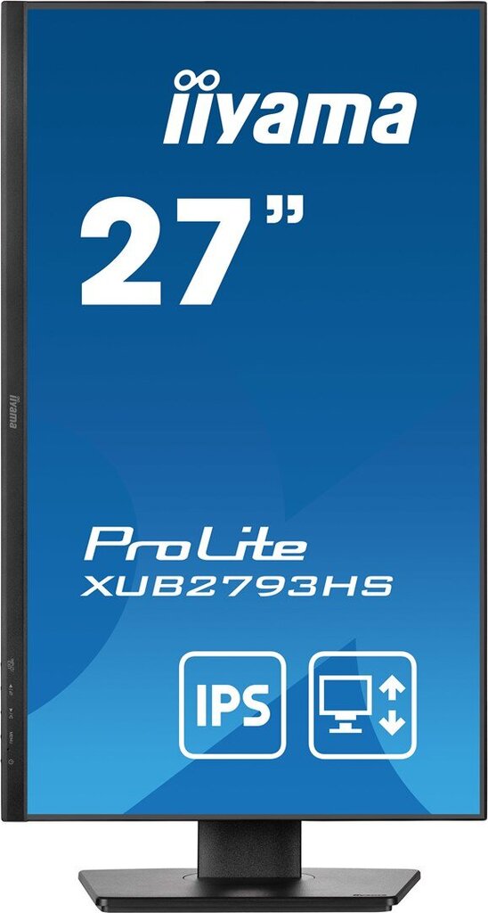 Iiyama ProLite XUB2793HS-B5 kaina ir informacija | Monitoriai | pigu.lt