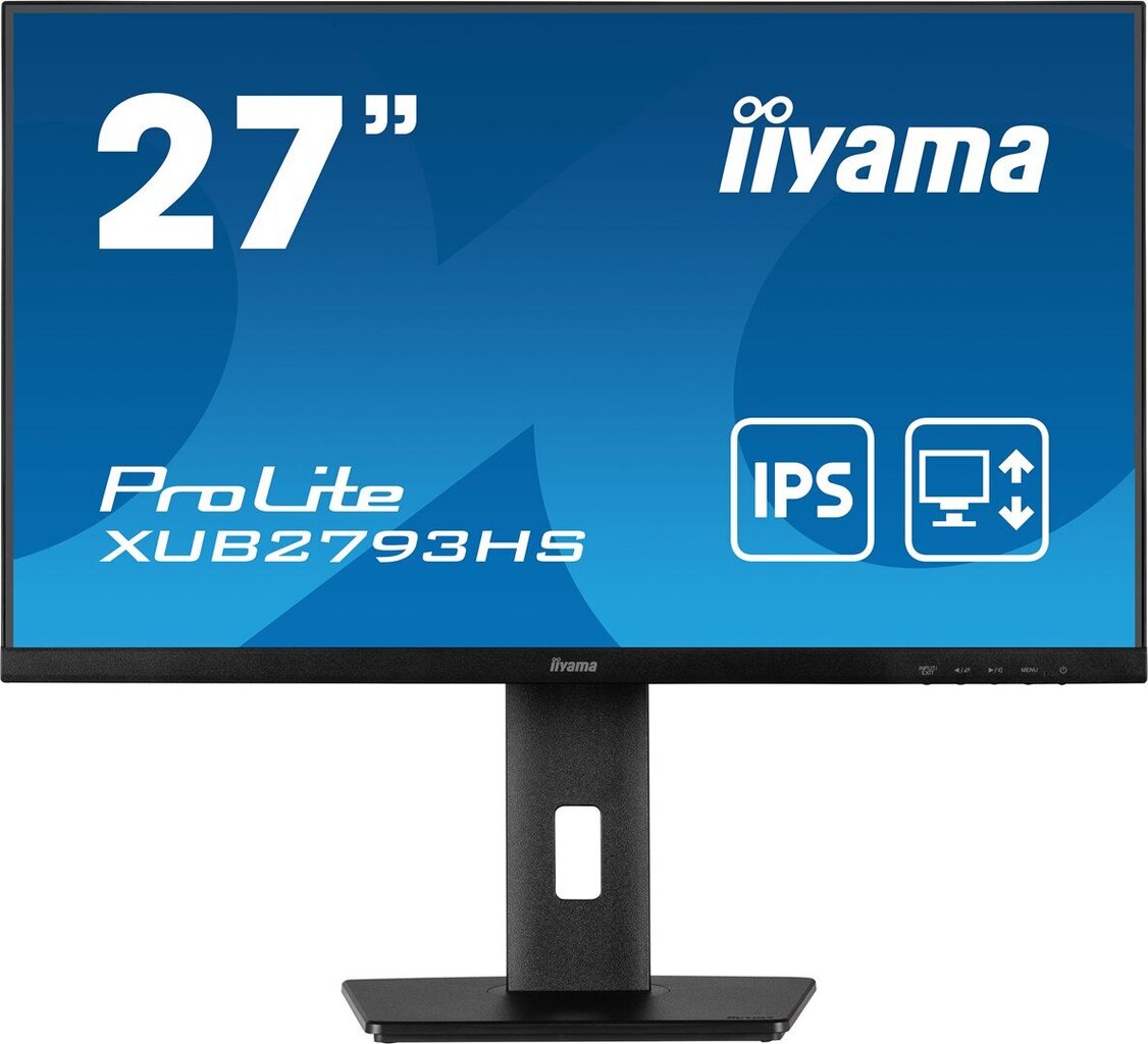 Iiyama ProLite XUB2793HS-B5 kaina ir informacija | Monitoriai | pigu.lt