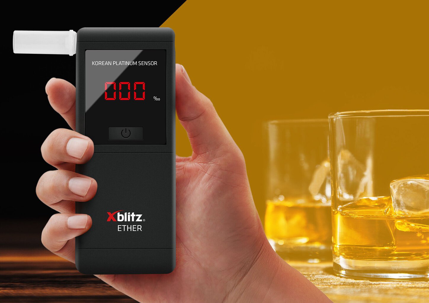 Alkotesteris Xblitz Ether kaina ir informacija | Alkotesteriai | pigu.lt