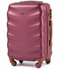 Mažas lagaminas Wings BS402 XS + kelioninė kosmetinė, bordo цена и информация | Чемоданы, дорожные сумки | pigu.lt
