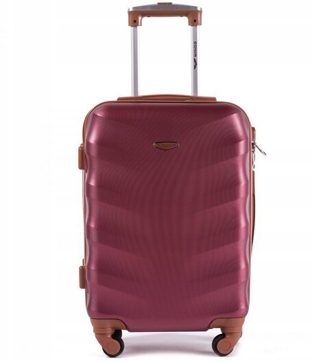 Mažas lagaminas Wings BS402 XS + kelioninė kosmetinė, bordo kaina ir informacija | Lagaminai, kelioniniai krepšiai | pigu.lt