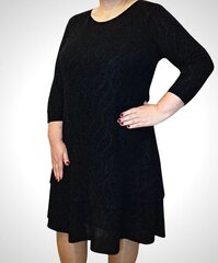Платье женское с воланами, Dorota, черное цена и информация | Платья | pigu.lt