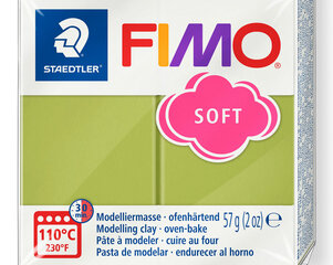 Modelinas Fimo Soft, žalia, 56g цена и информация | Принадлежности для рисования, лепки | pigu.lt