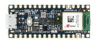 Arduino Nano 33 BLE Sense Rev2 ABX00069 цена и информация | Электроника с открытым кодом | pigu.lt