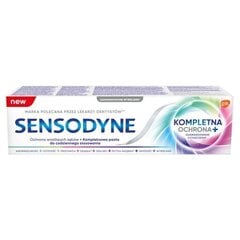 Dantų pasta Sensodyne Kompletna Ochrona+, su fluoru, 75 ml kaina ir informacija | Dantų šepetėliai, pastos | pigu.lt