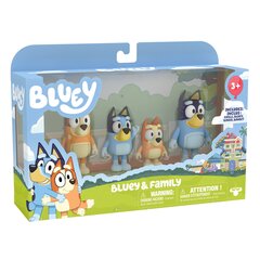 BLUEY Figūrėlių rinkinys, 4 vnt. цена и информация | Игрушки для мальчиков | pigu.lt