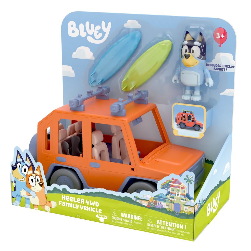 BLUEY Rinkinys „Šeimos automobilis“ kaina ir informacija | Žaislai berniukams | pigu.lt