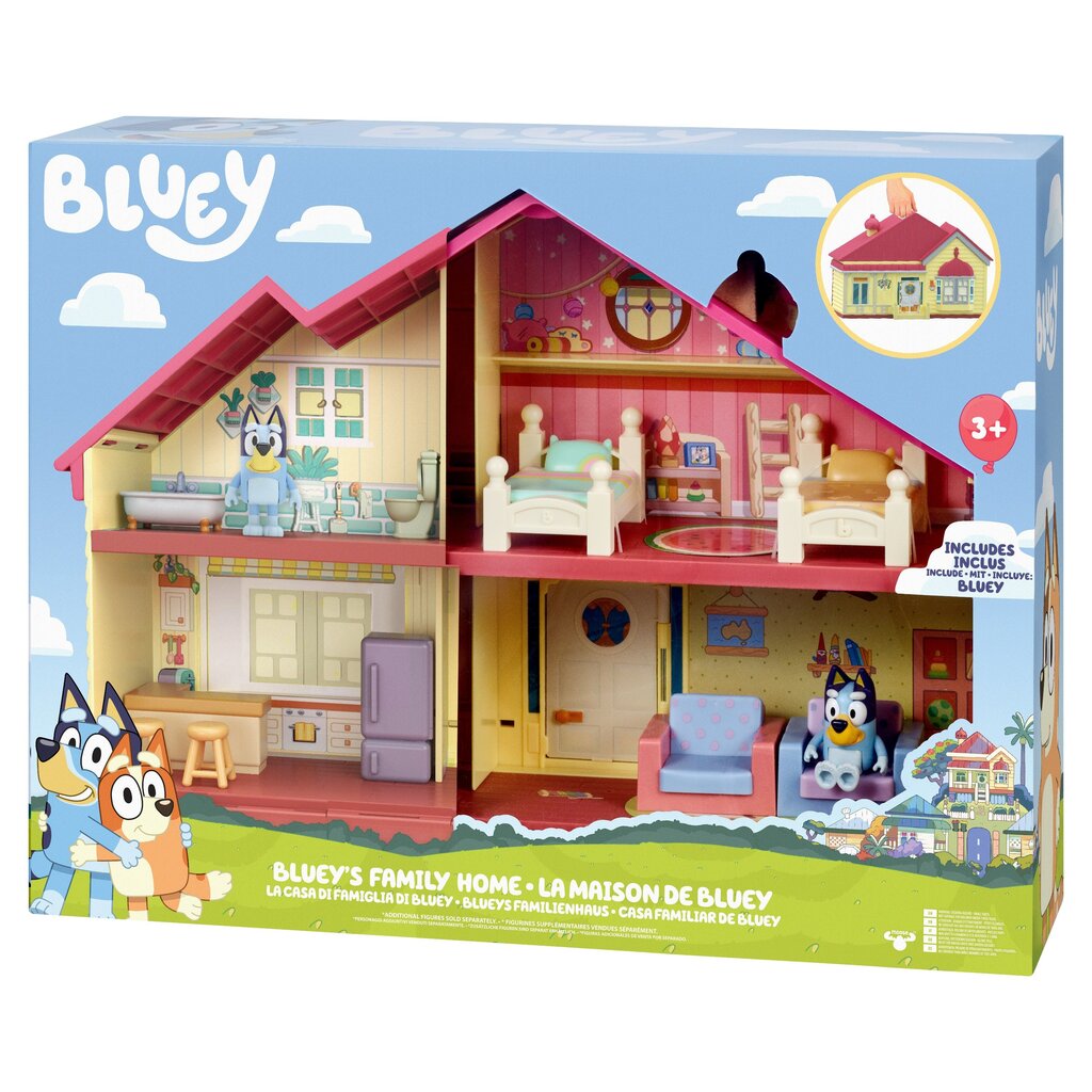 BLUEY Rinkinys „Šeimos namas“ kaina ir informacija | Žaislai mergaitėms | pigu.lt