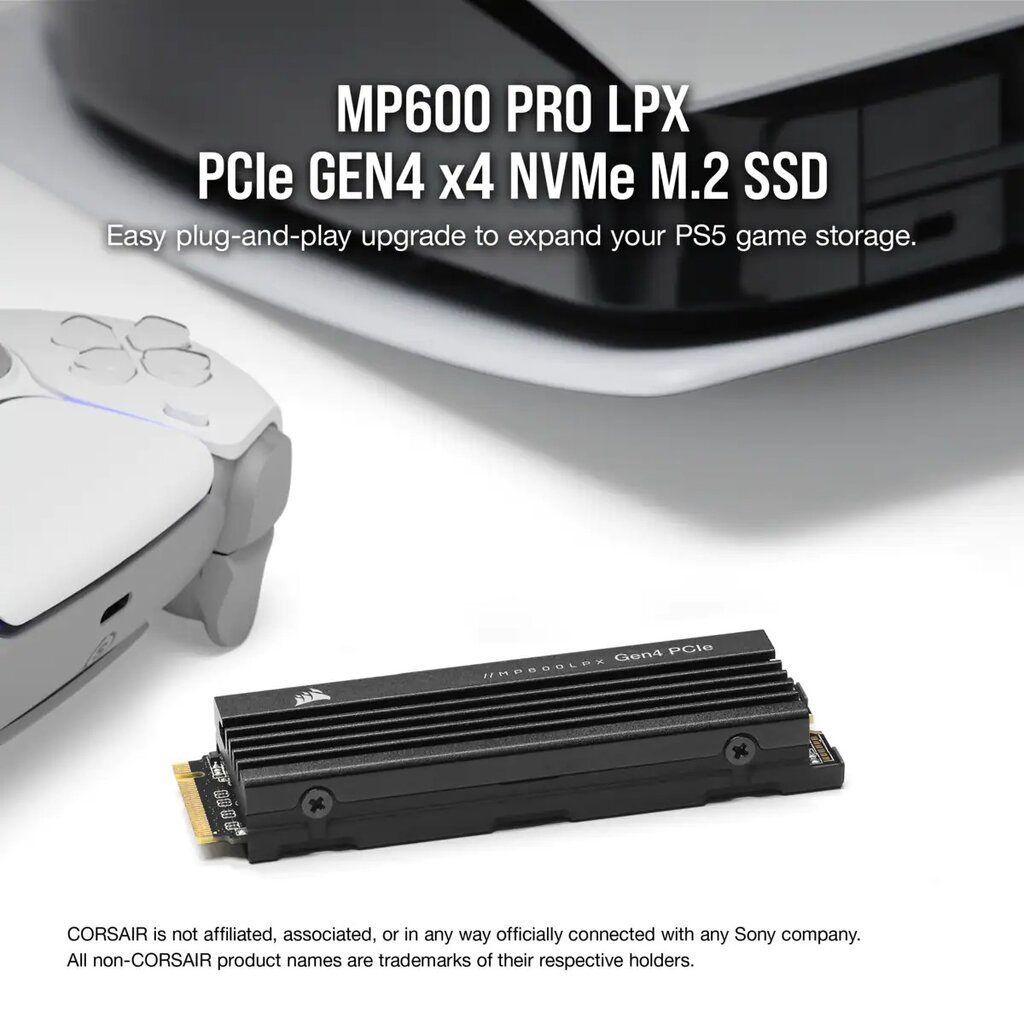 Corsair MP600 PRO LPX NVMe kaina ir informacija | Vidiniai kietieji diskai (HDD, SSD, Hybrid) | pigu.lt