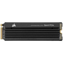 Карта памяти Corsair MP600 PRO LPX NVMe SSD с радиатором для PC/PS5 1TB цена и информация | Внутренние жёсткие диски (HDD, SSD, Hybrid) | pigu.lt