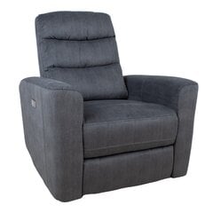 Электрическое кресло Gaston, серый бархат цена и информация | Кресла в гостиную | pigu.lt