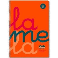 Užrašų knygelė Lamela Fluor A4, 90 g/m, oranžinė, 5 vnt. kaina ir informacija | Kanceliarinės prekės | pigu.lt
