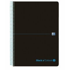 Записная книжка Oxford European Book Black & Colours, чёрная, A4, 5 шт. цена и информация | Тетради и бумажные товары | pigu.lt