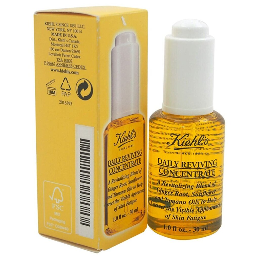 Veido serumas Kiehl's Daily Reviving, 30 ml kaina ir informacija | Veido aliejai, serumai | pigu.lt