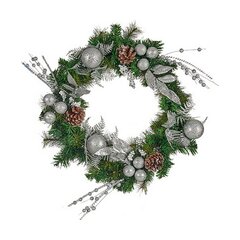 Венок Wreath Edmonton 612-28 цена и информация | Рождественские украшения | pigu.lt