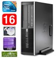 HP 8100 Elite SFF i5-650 16GB 1TB GT1030 2GB DVD WIN10Pro [refurbished]