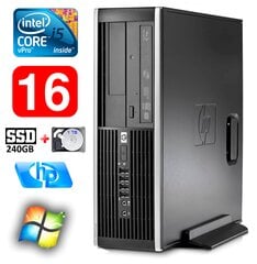 HP 8100 Elite SFF i5-650 16GB 240SSD+1TB DVD WIN7Pro [refurbished] kaina ir informacija | Stacionarūs kompiuteriai | pigu.lt