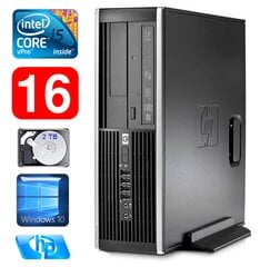 HP 8100 Elite SFF i5-650 16GB 2TB DVD WIN10 [refurbished] цена и информация | Стационарные компьютеры | pigu.lt