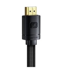 Baseus CAKGQ-K01 High Definition Series HDMI 8K Cable 2m Black цена и информация | Кабели и провода | pigu.lt