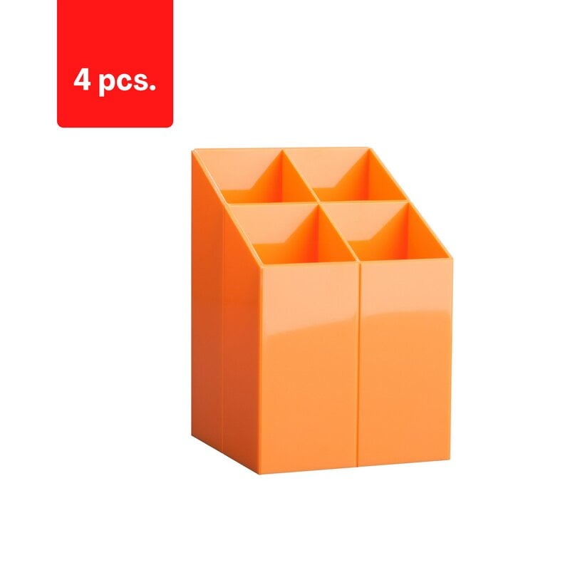 Pieštukinė ICO, 4 skyrių, oranžinė цена и информация | Kanceliarinės prekės | pigu.lt