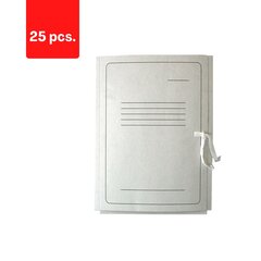 Папка картонная со шнурками SMLT, А4, 25 шт. цена и информация | Канцелярские товары | pigu.lt