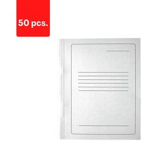 Папка картонная со скобой SMLT, 250 г, 50 шт. цена и информация | Канцелярские товары | pigu.lt