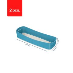 Pailga dėžutė daiktams, mėlyna, 2 vnt. kaina ir informacija | Kanceliarinės prekės | pigu.lt