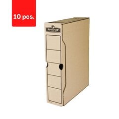 Archyvinė dėžė Fellowes, ruda, 260 x 80 x 325 mm., 10 vnt. kaina ir informacija | Kanceliarinės prekės | pigu.lt