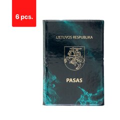 Įdėklas pasui 130 x 185 mm, įvairių spalvų pakuotė 6 vnt. kaina ir informacija | Kanceliarinės prekės | pigu.lt