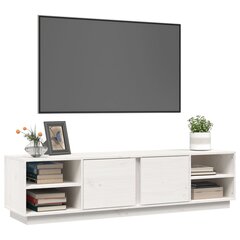 Televizoriaus spintelė, balta, 156x40x40cm kaina ir informacija | TV staliukai | pigu.lt