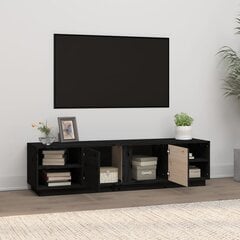 Televizoriaus spintelė, juoda, 156x40x40cm kaina ir informacija | TV staliukai | pigu.lt