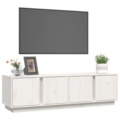 Televizoriaus spintelė, balta, 140x40x40cm kaina ir informacija | TV staliukai | pigu.lt