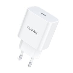 Vipfan E04 network charger, USB-C, 20W, QC 3.0 kaina ir informacija | Krovikliai telefonams | pigu.lt