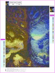 Deimantinio paveikslo-mozaikos 5D rinkinys (akučių klijavimas) 30x40 cm DK41241 kaina ir informacija | Deimantinės mozaikos | pigu.lt